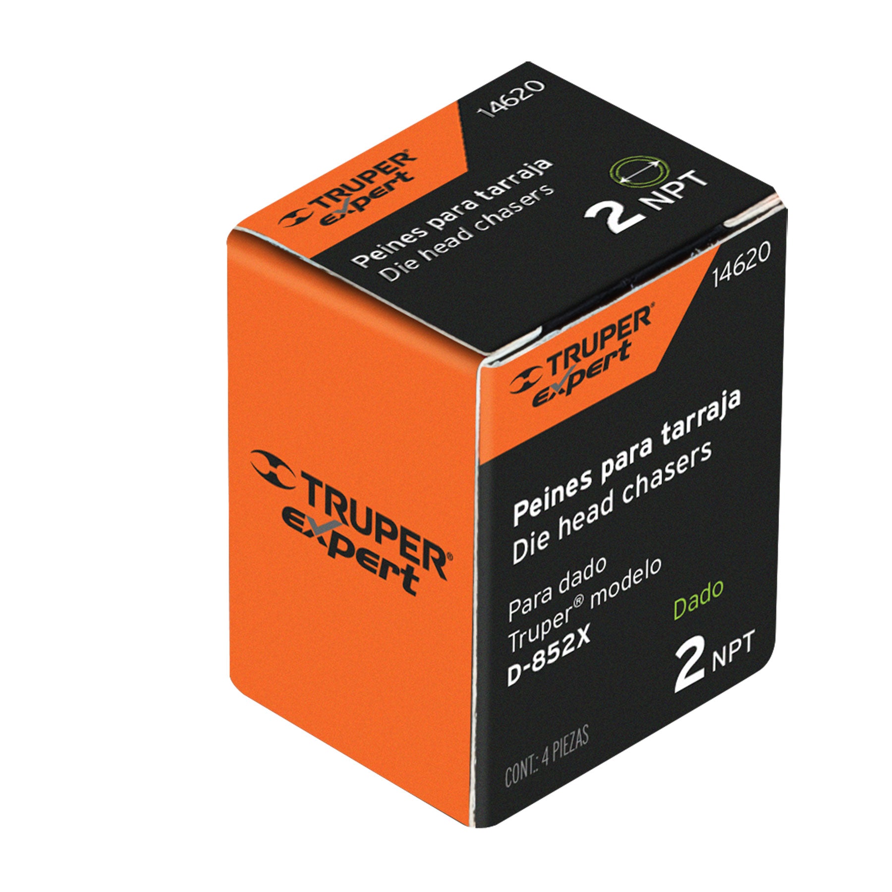 Juego de 4 peines de 2" para tarrajas T-852X, EXPERT