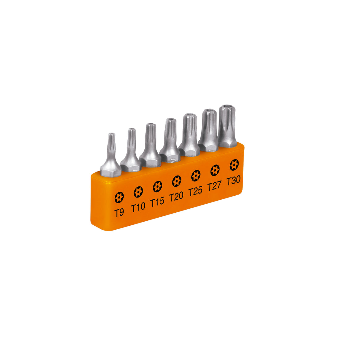 Juego de 7 puntas torx combinadas c/seguro largo 1", EXPERT