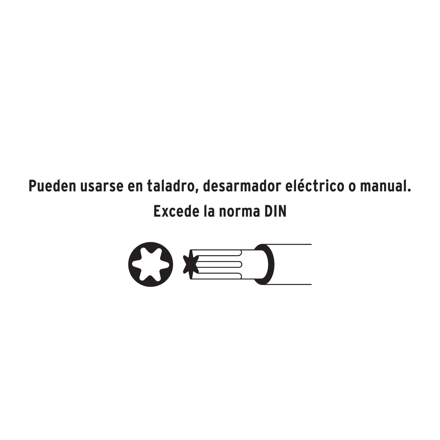 Juego de 7 puntas torx combinadas largo 1", TRUPER EXPERT
