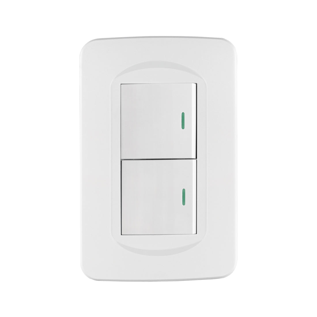 Placa armada 1 interruptor y 1 de 3 vías 1.5 mód, Toledo