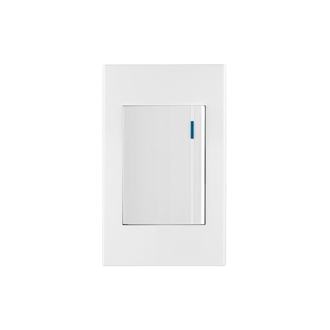 Placa armada 1 interruptor, 3 módulos, Española, blanco
