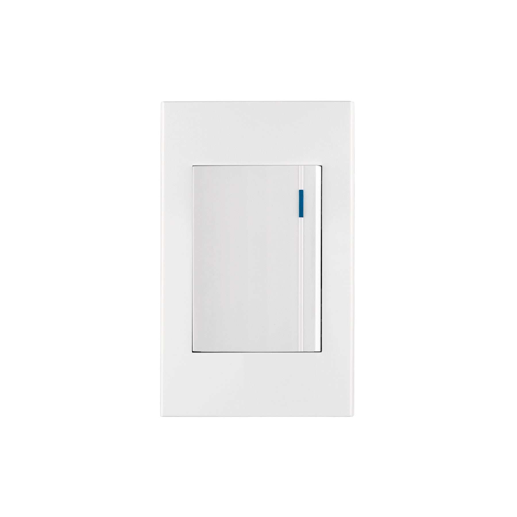 Placa armada 1 interruptor, 3 módulos, Española, blanco
