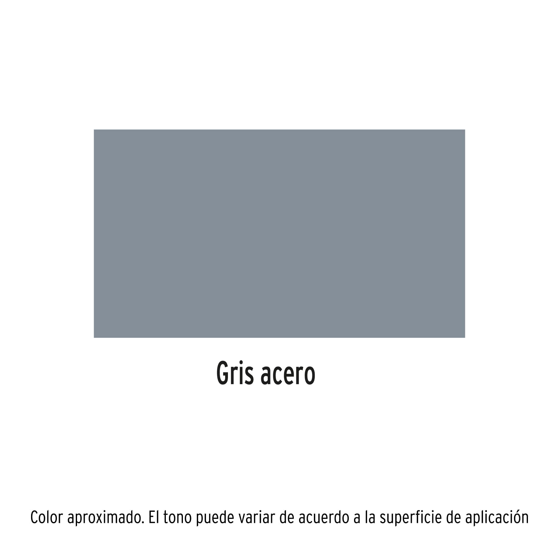 Pintura en aerosol, gris acero, bote esbelto, 400 ml