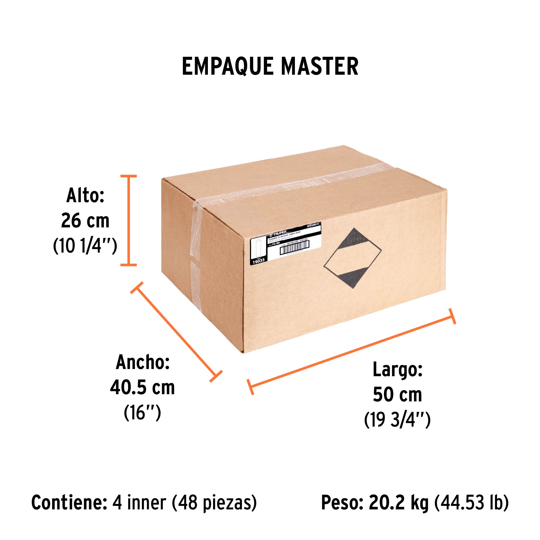 Pintura en aerosol, negro mate, bote esbelto, 400 ml - Empaque