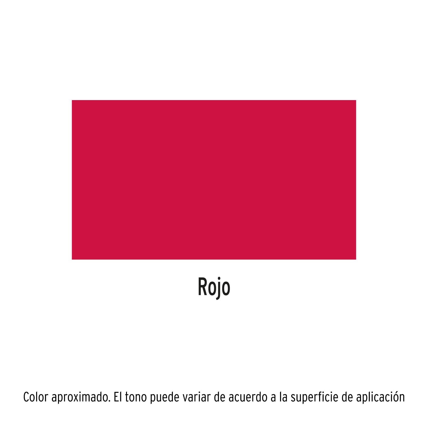 Pintura en aerosol, rojo, bote esbelto, 400 ml, TRUPER