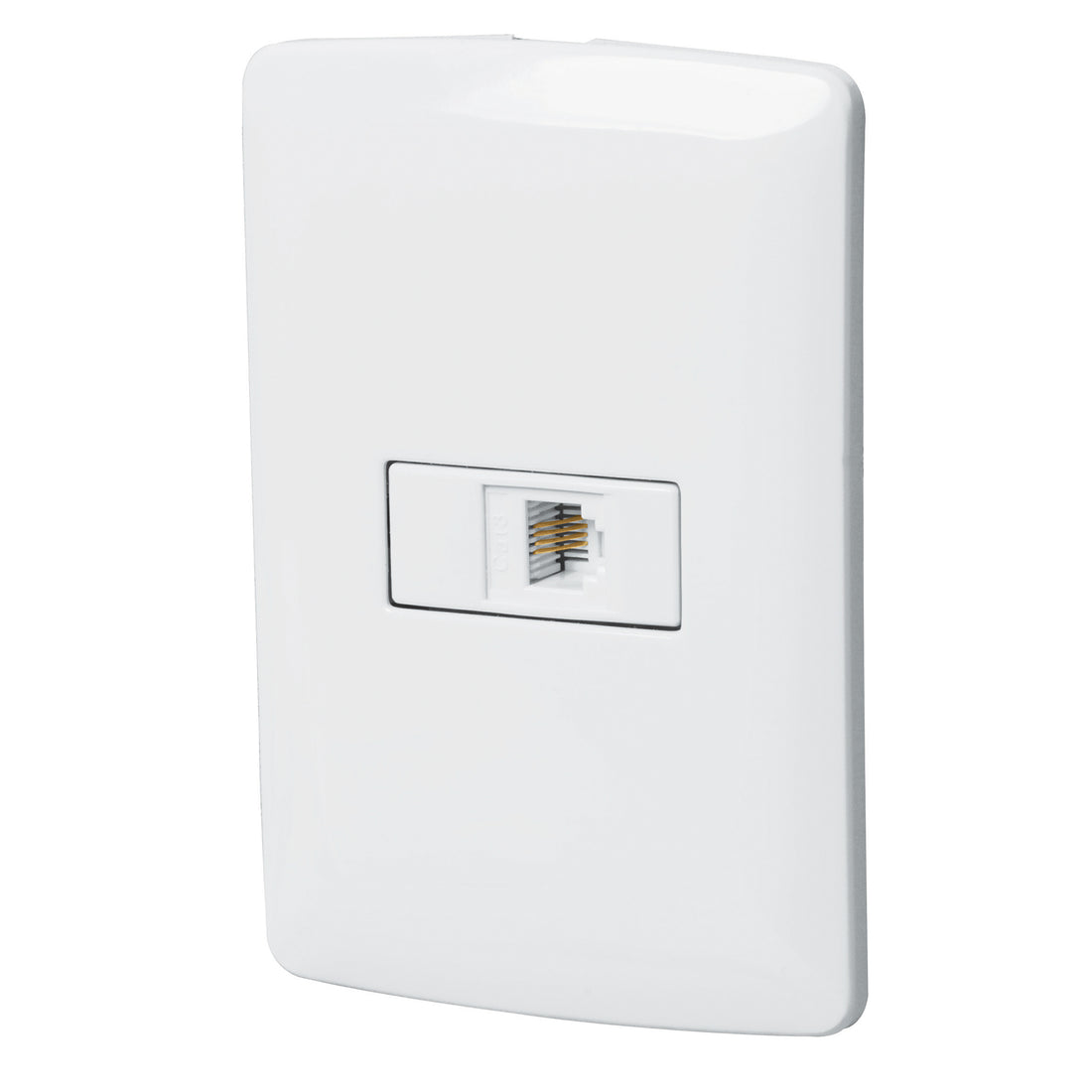 Placa armada con conexión de teléfono, blanco,Línea Italiana