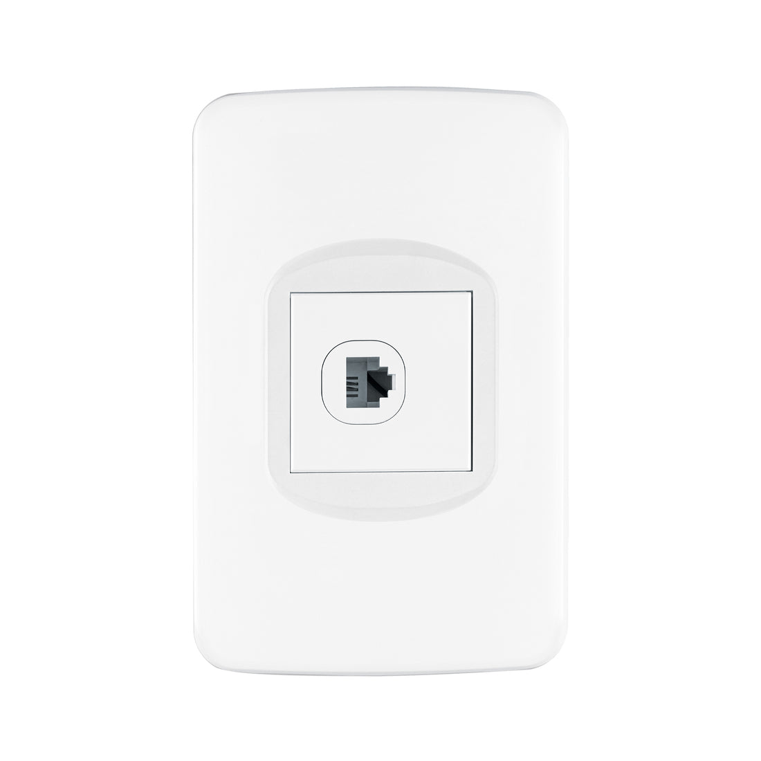 Placa armada 1 toma para teléfono 1.5 módulos, Toledo