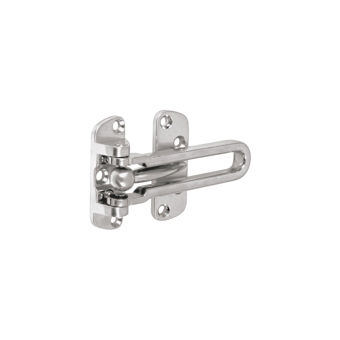Pasador abatible para puerta, acabado cromo mate, HERMEX