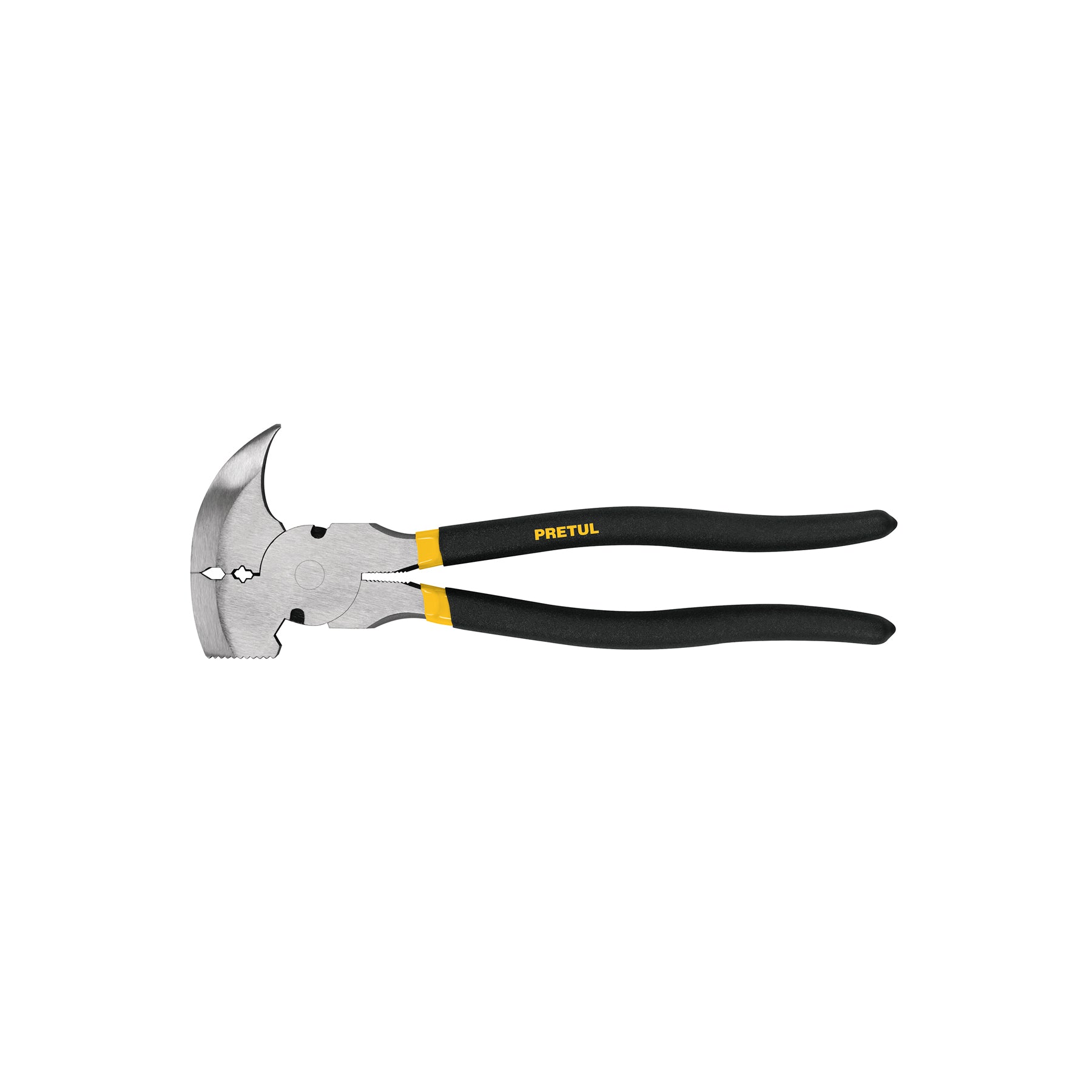 Pinza de hacendado 11" mango de PVC, PRETUL