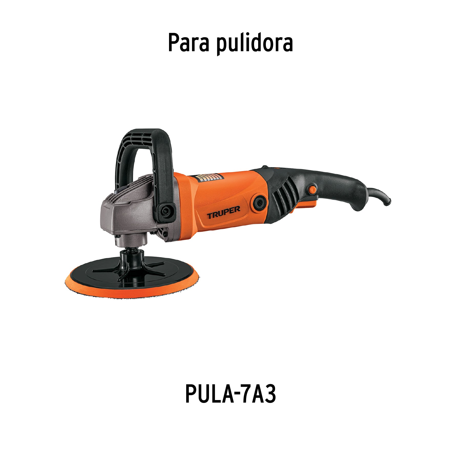 Respaldo de 7" hook and loop para PULA-7A3, TRUPER