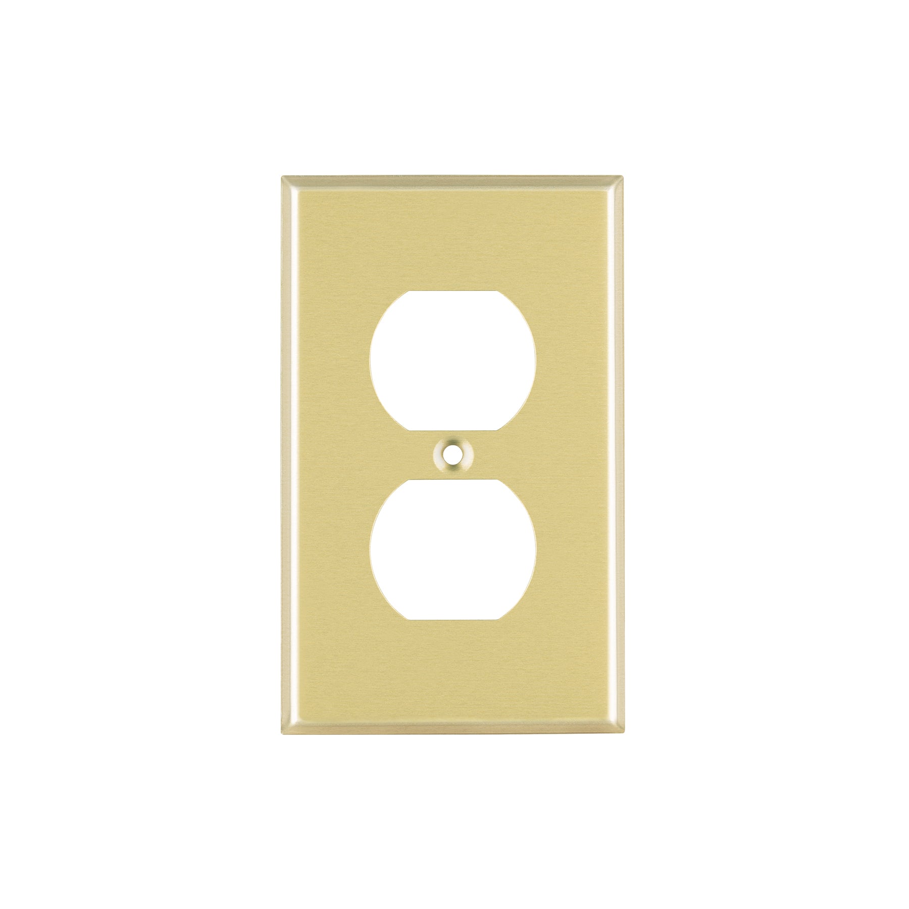 Placa dúplex de aluminio, línea Standard, VOLTECK