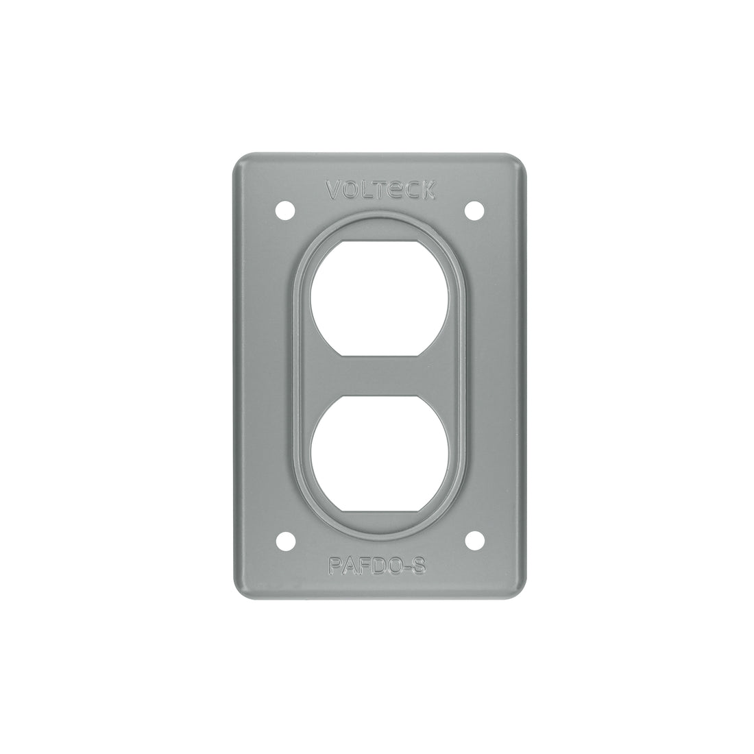 Placa tipo FS, doble, de sobreponer, VOLTECK