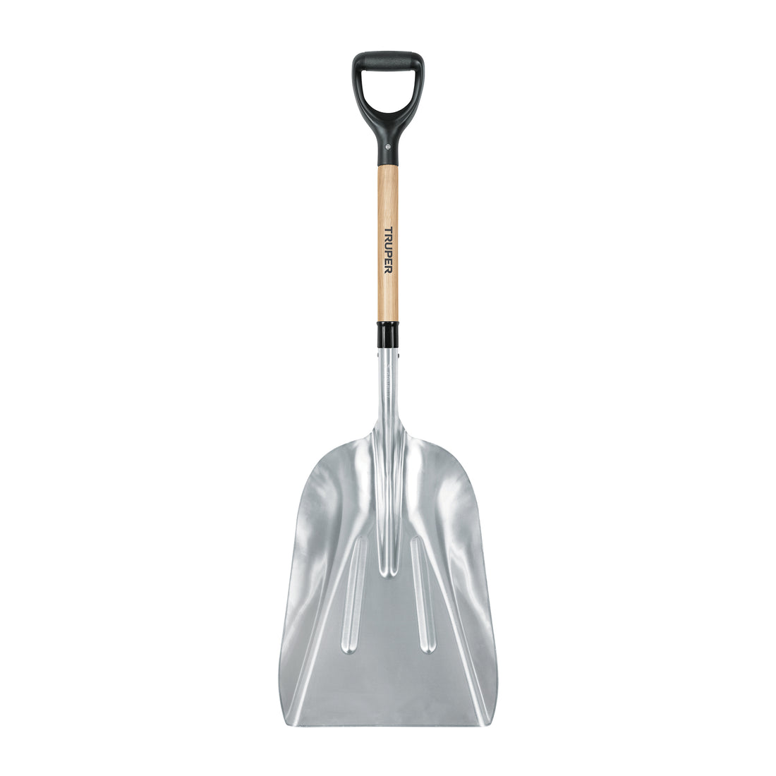 Pala sanitaria cabeza 15-1/2 aluminio, puño "Y", mango 27"