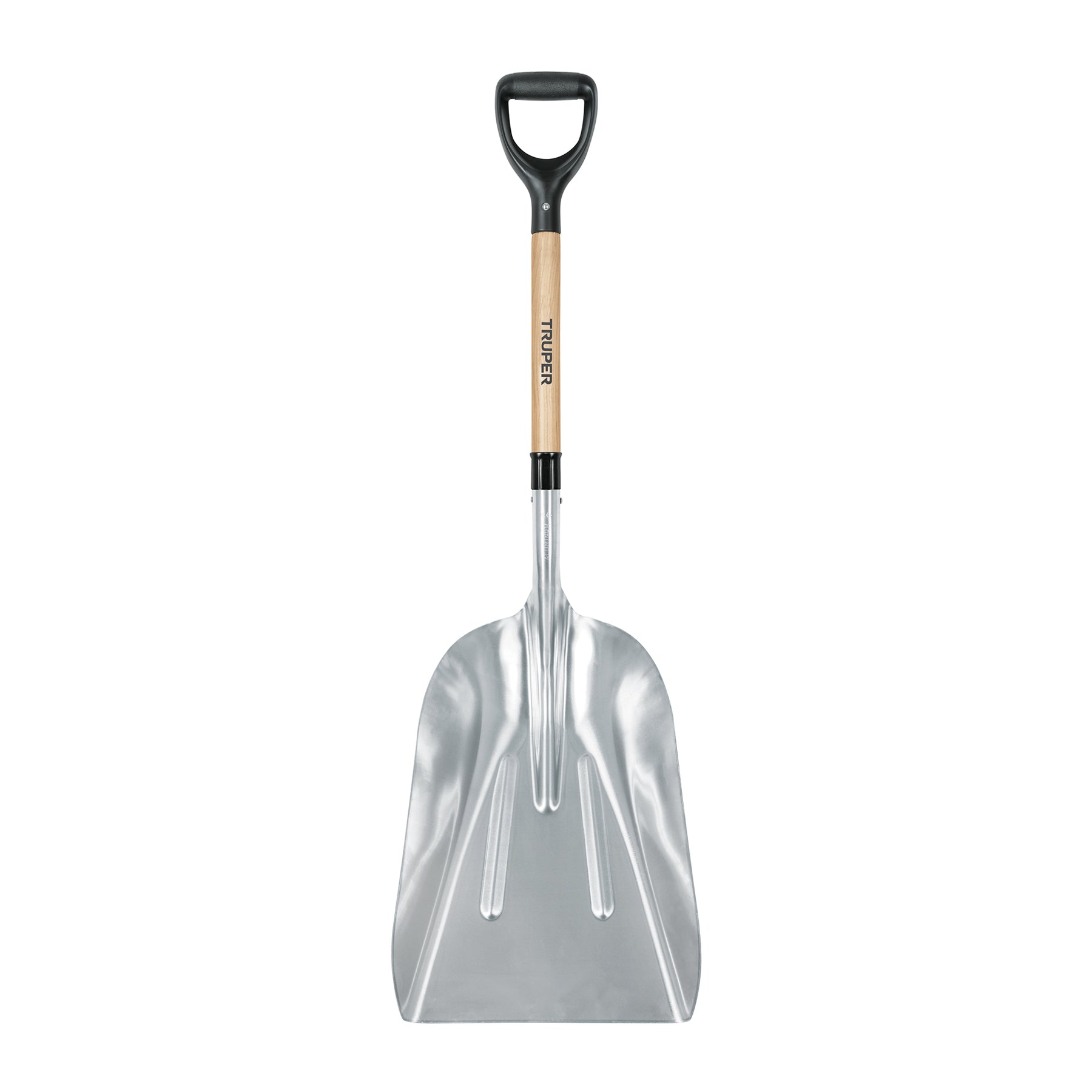 Pala sanitaria cabeza 15-1/2 aluminio, puño "Y", mango 27"