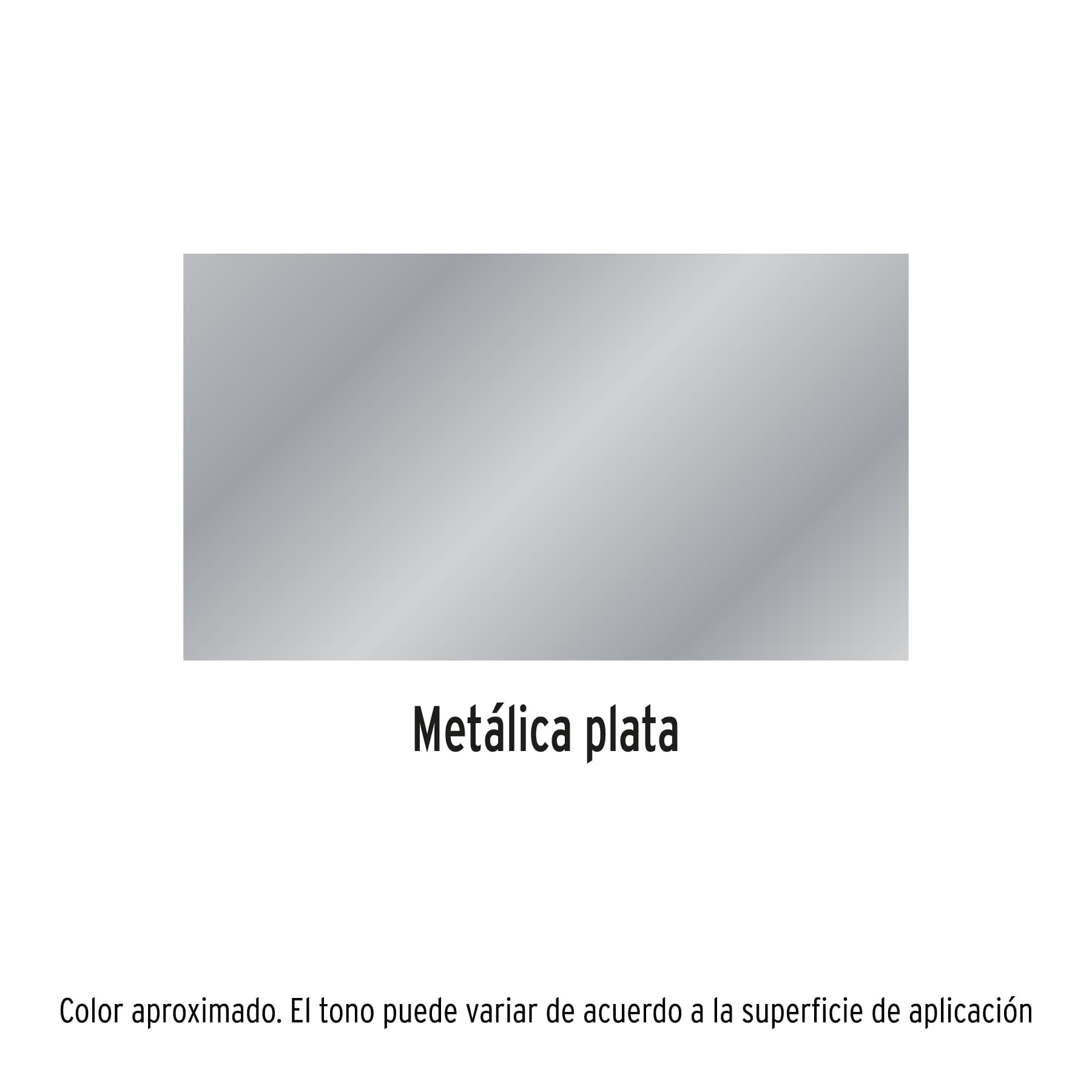 Pintura en aerosol metálica, plata ,400 ml, PRETUL