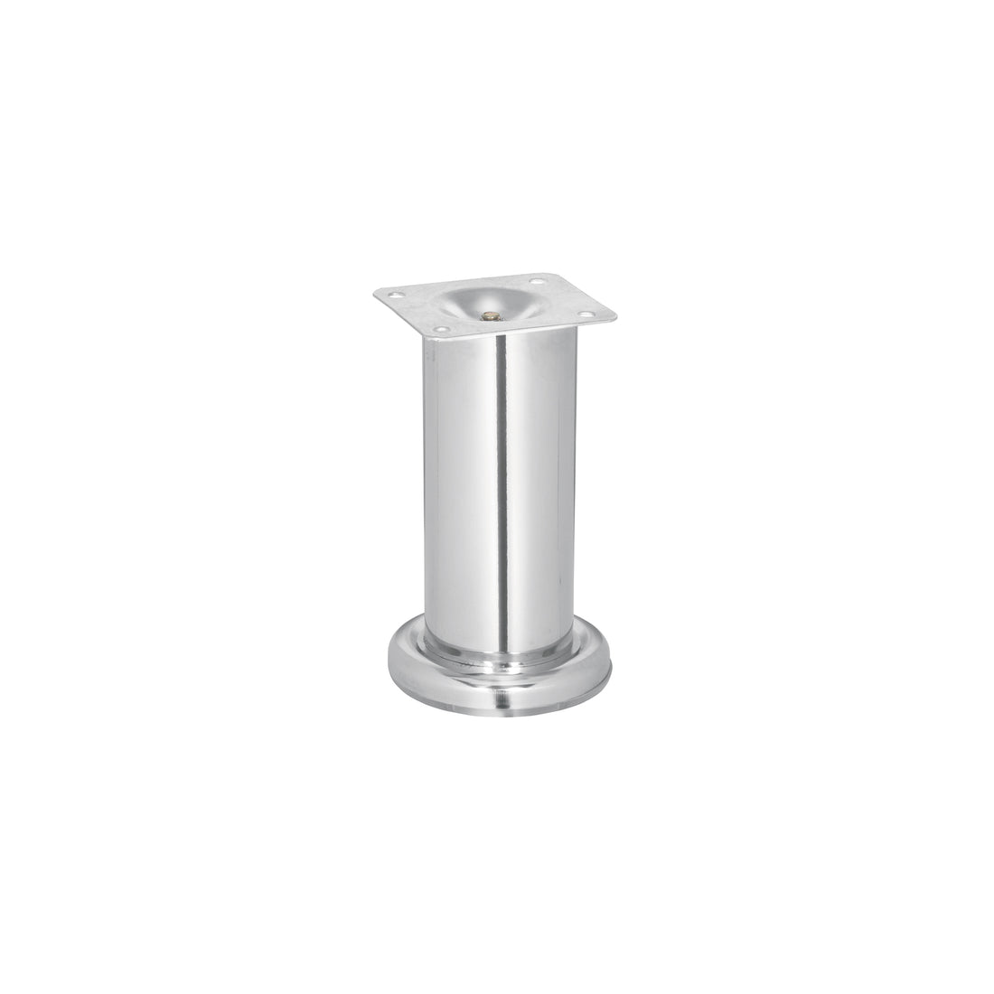 Pata para sofá y mueble, cromo, 120 mm altura, HERMEX