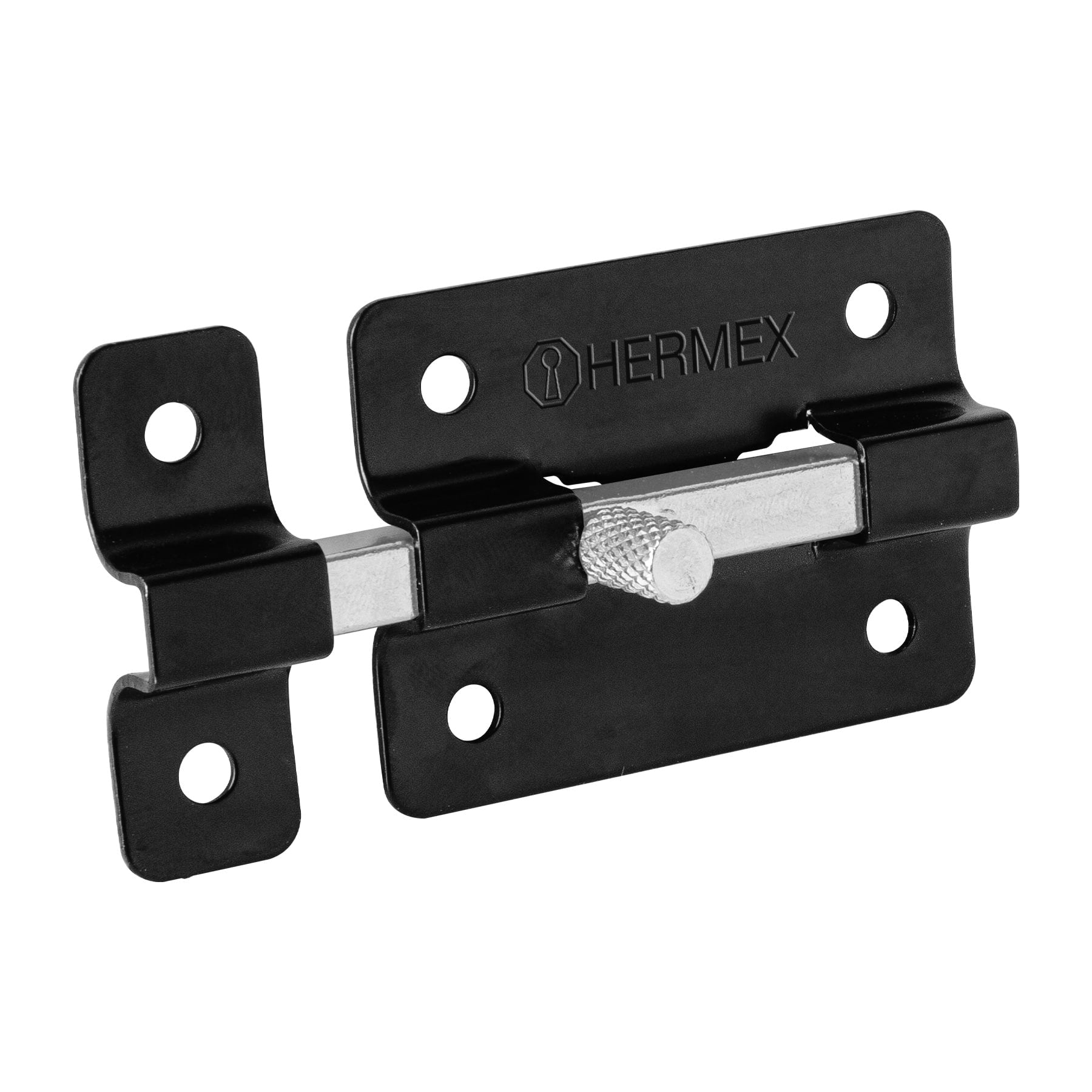 Pasador de barra plana 2", negro, HERMEX