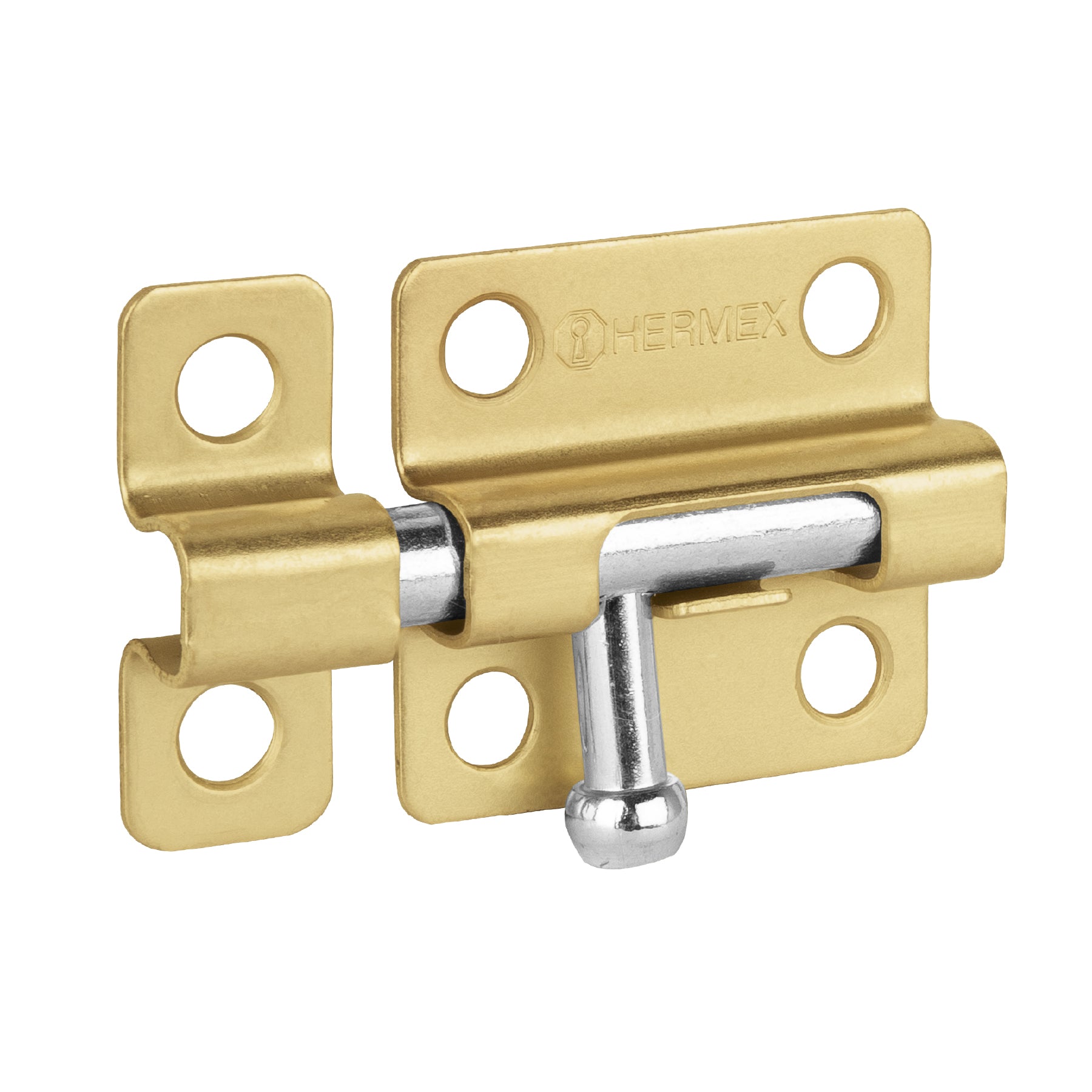 Pasador de barril de acero latón 2", HERMEX