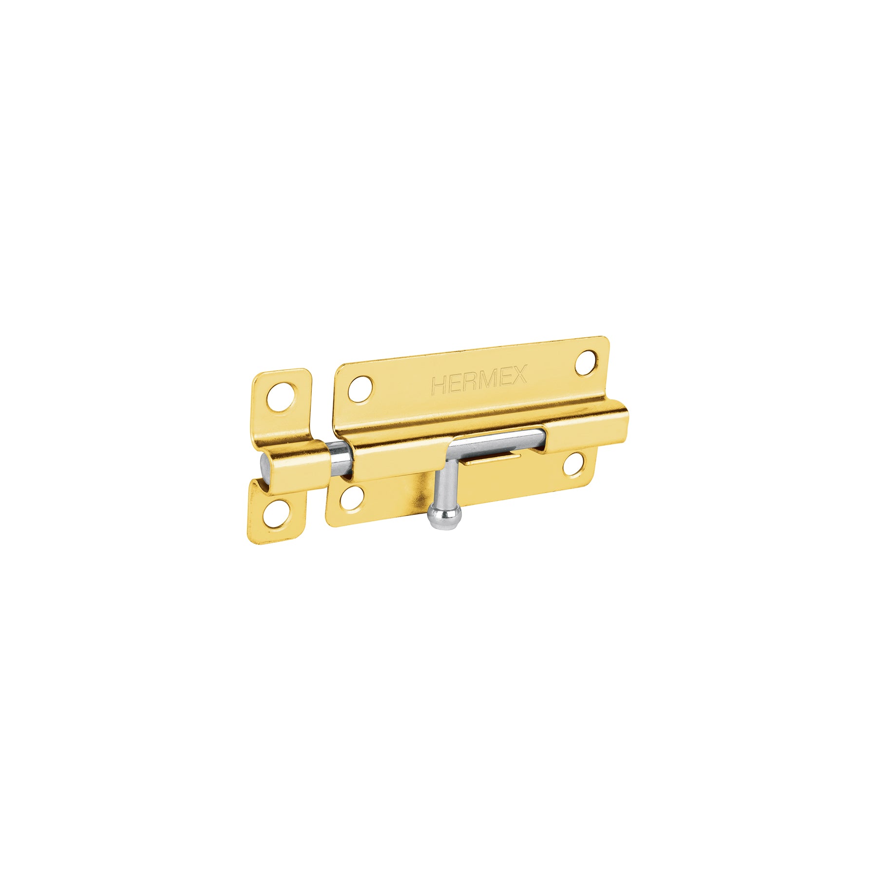 Pasador de barril de acero latón 4", HERMEX