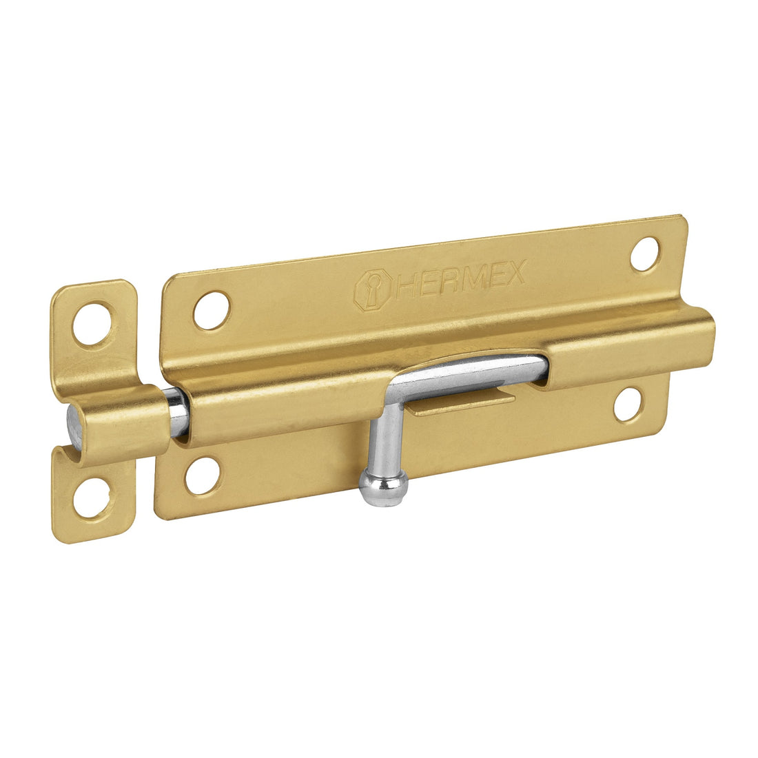 Pasador de barril de acero latón 5", HERMEX