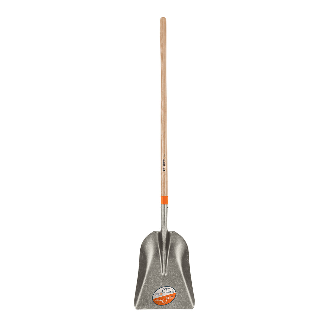 Pala carbonera Classic, mango largo 49", TRUPER