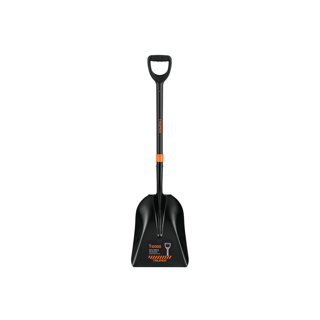Pala carbonera T-2000, puño "Y" mango fibra de vidrio TRUPER