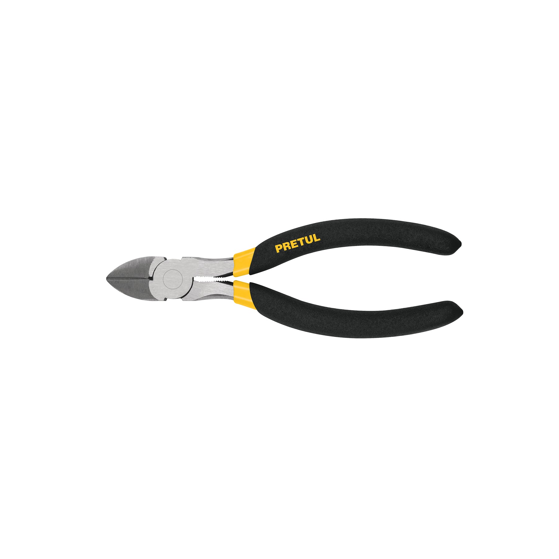 Pinza de corte diagonal 6" mango de vinil, a granel, PRETUL