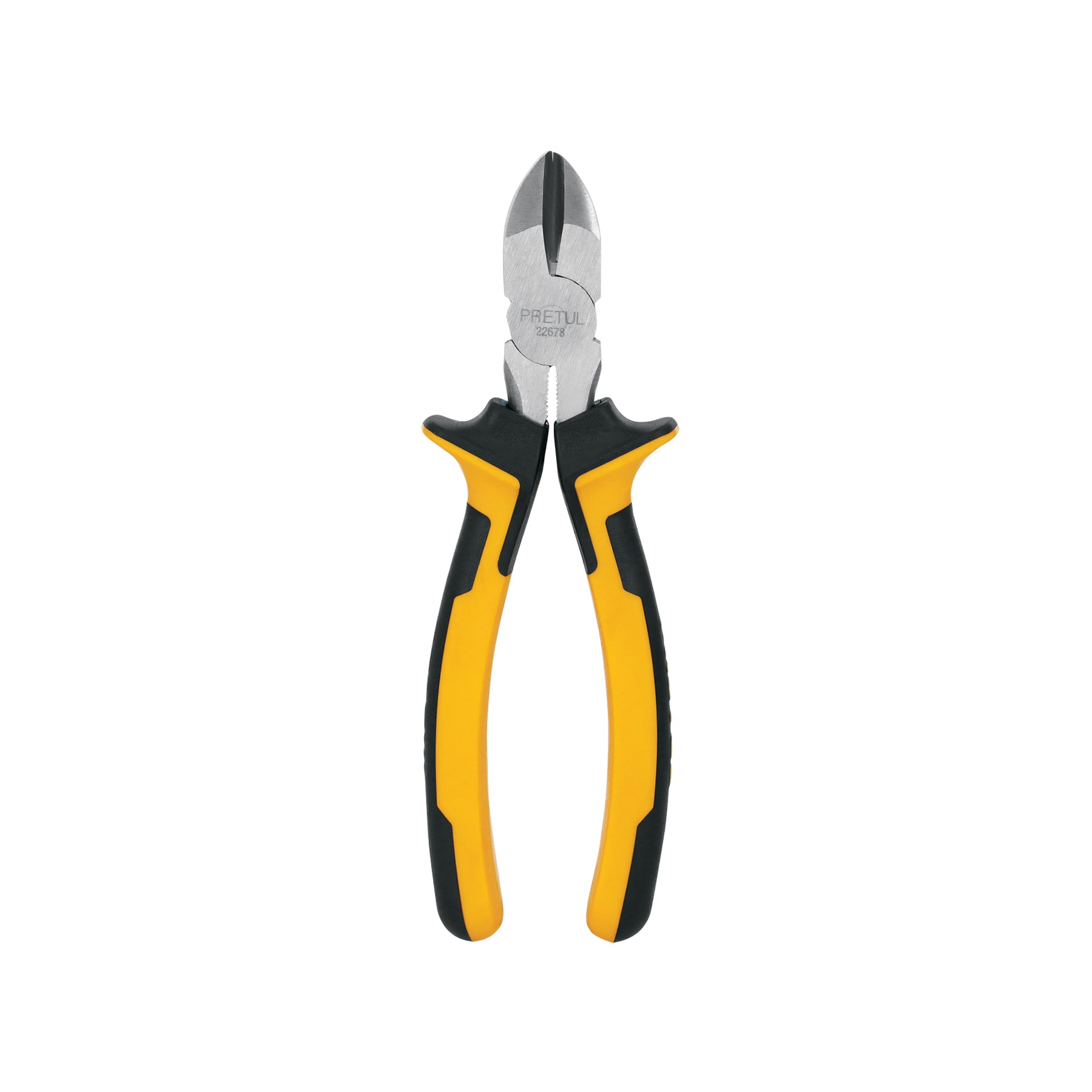 Pinza de corte diagonal 7" mango Comfort Grip, PRETUL