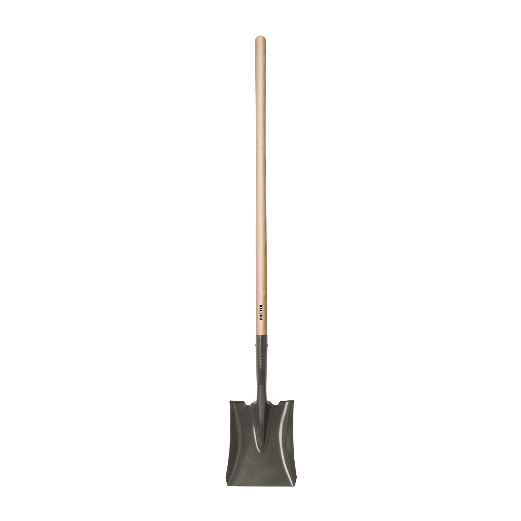 Pala cuadrada, mango largo 44", PRETUL