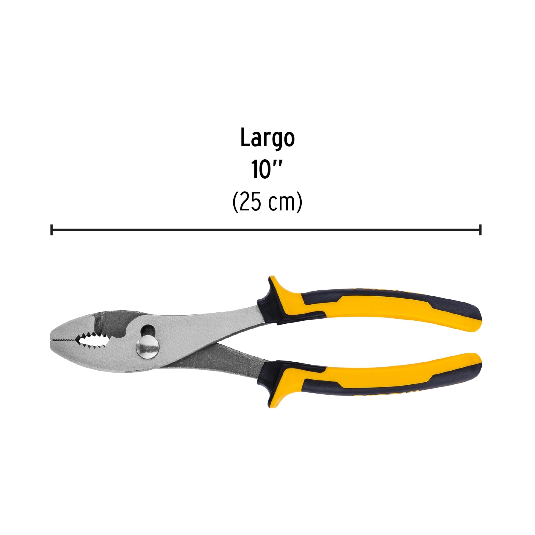 Pinza de chofer 10", mango comfort grip, PRETUL