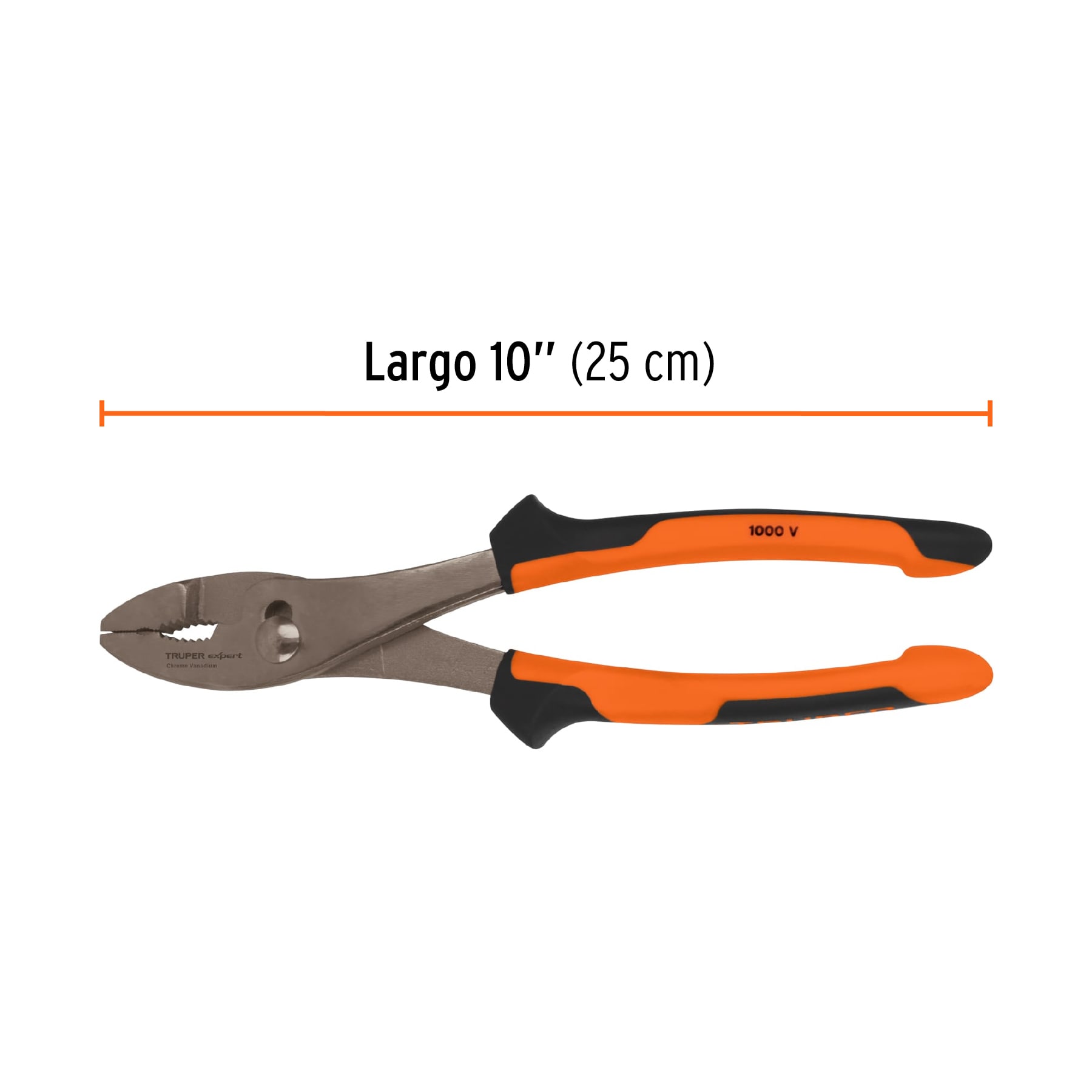 Pinzas de chofer 10" mango Comfort Grip, TRUPER EXPERT
