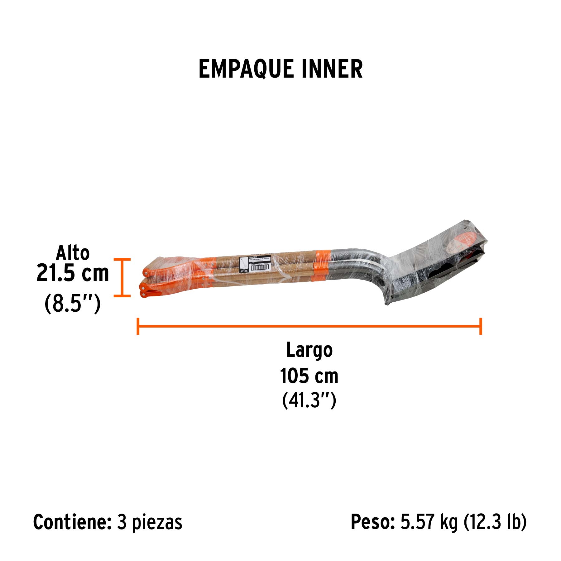 Pala cuadrada Classic, puño "Y", TRUPER - Empaque