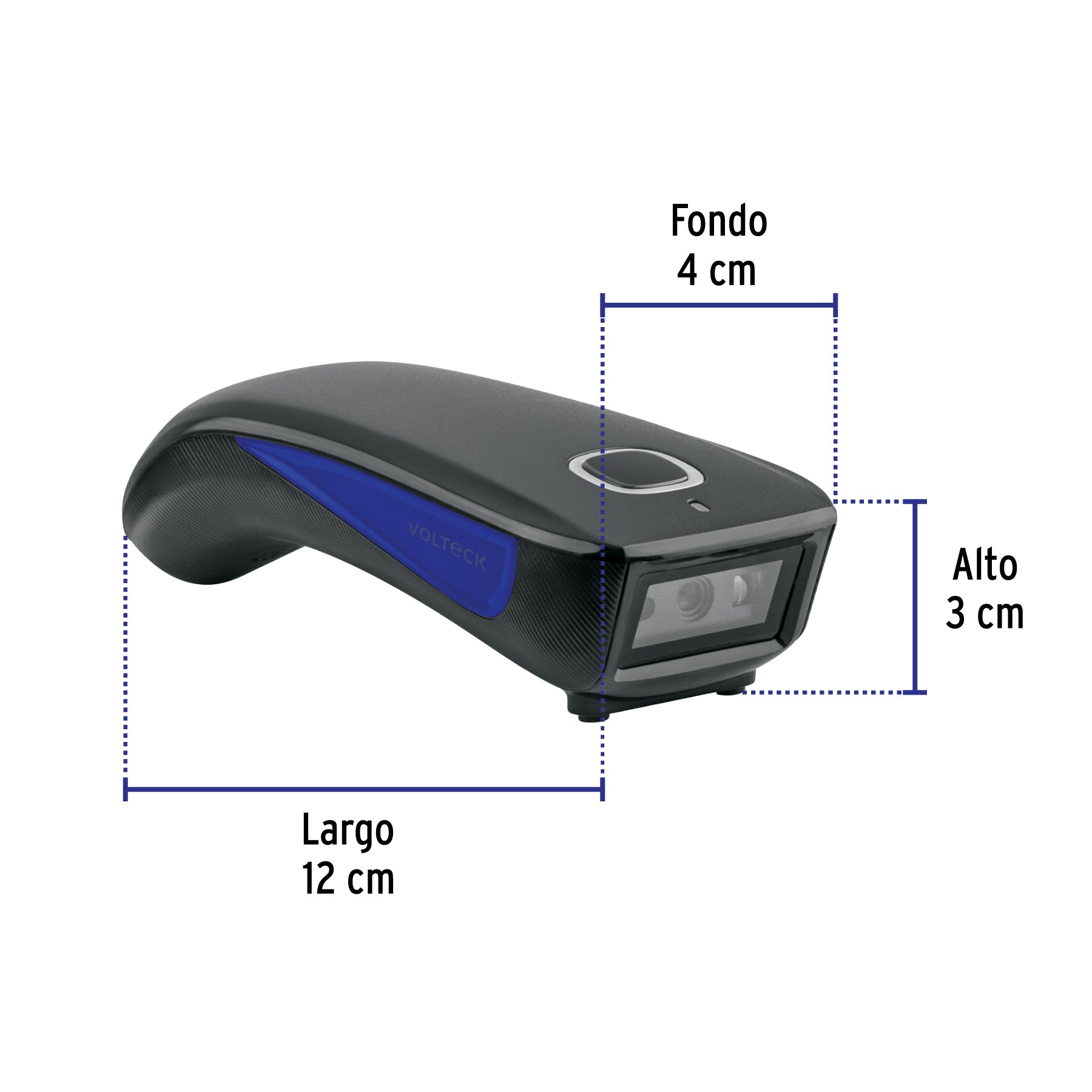 Lector de códigos de barras 2D, Bluetooth, VOLTECK