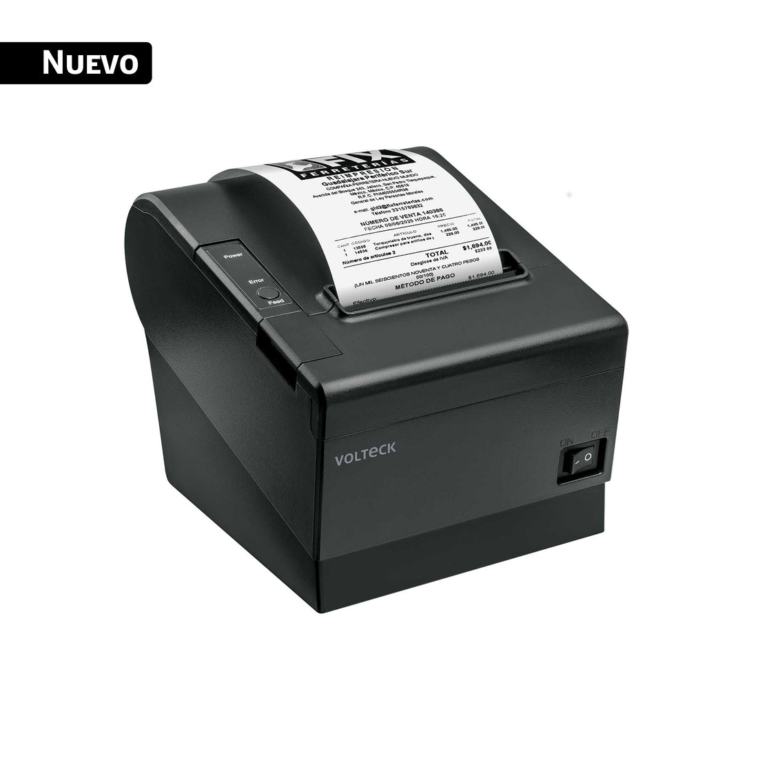 Impresora térmica de recibos 80mm USB+BT+RJ45+WiFi autocorte