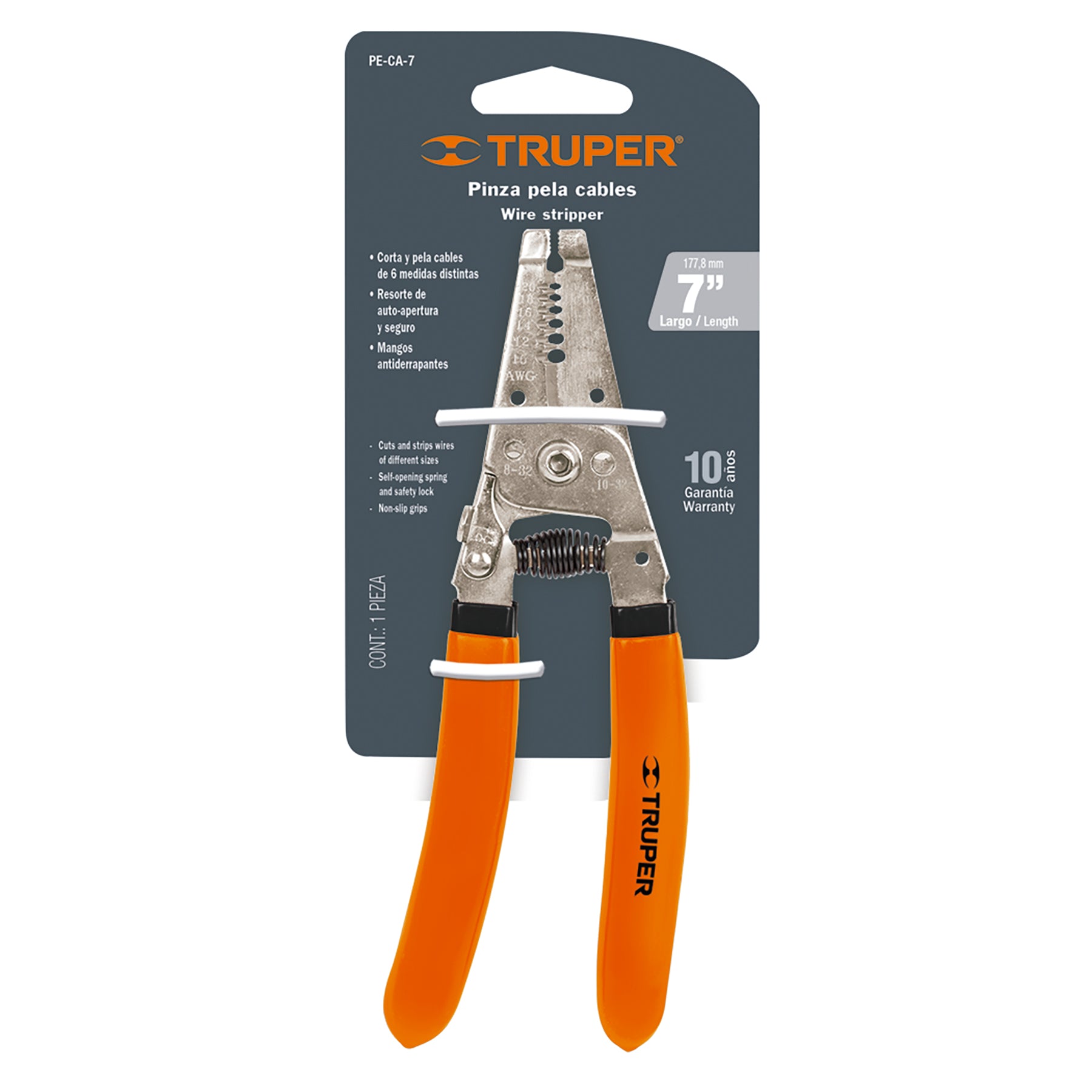 Pinza pelacables 7"