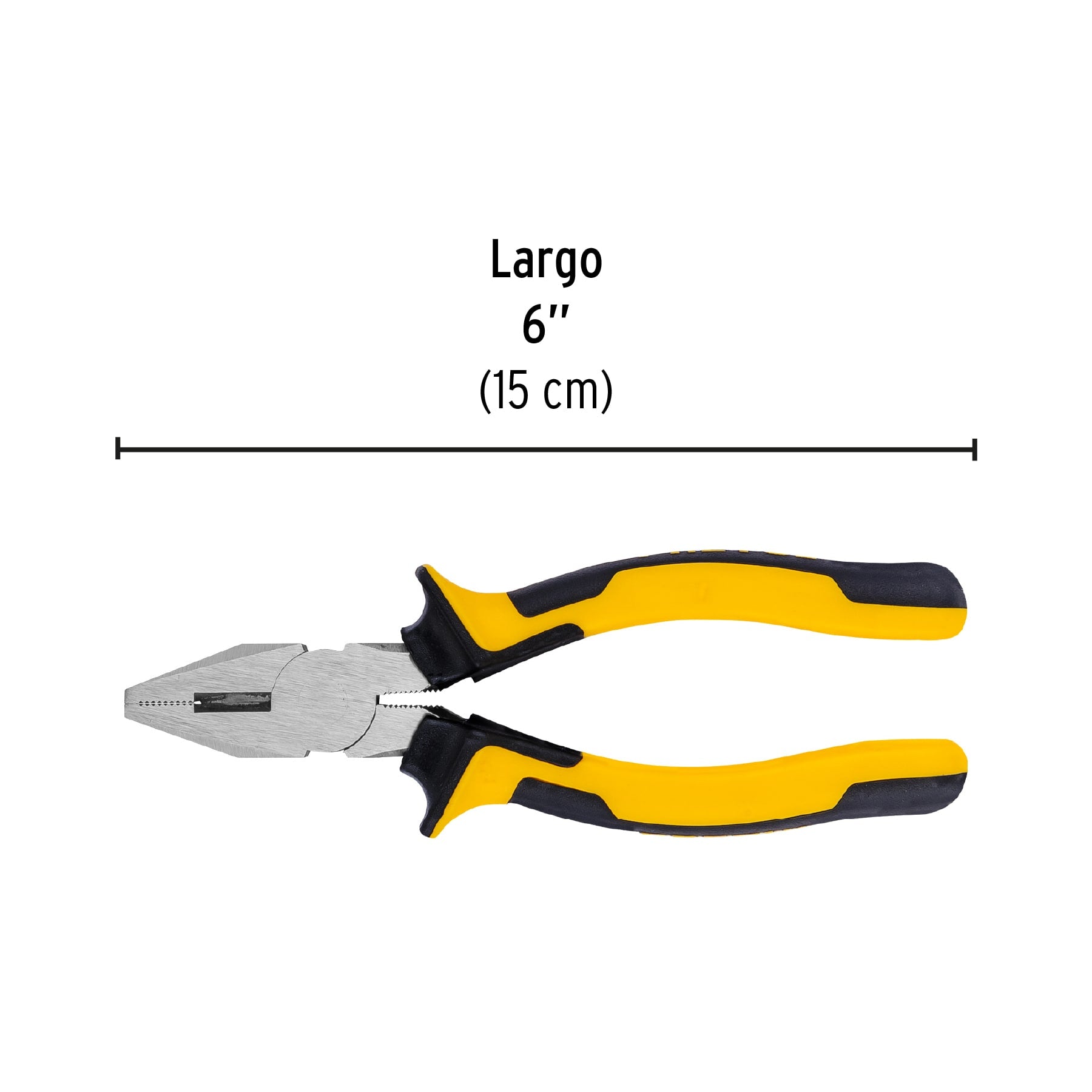 Pinza para electricista 6" mango Comfort Grip, PRETUL