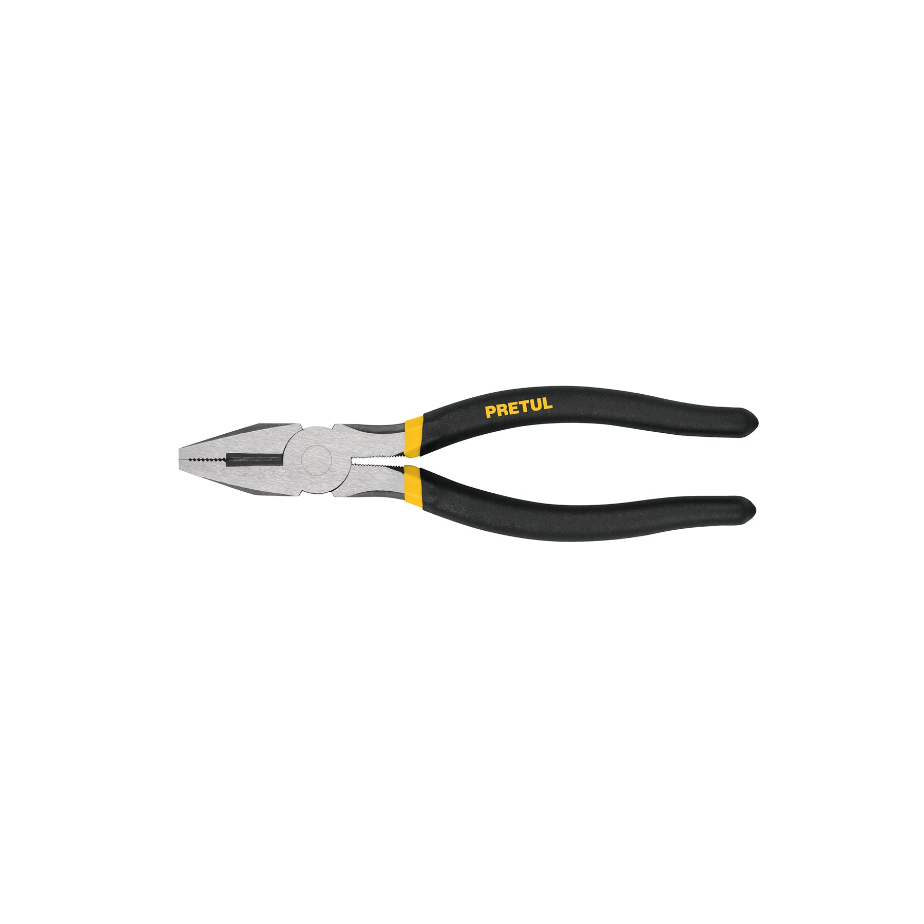 Pinza para electricista 8" mango de PVC, PRETUL