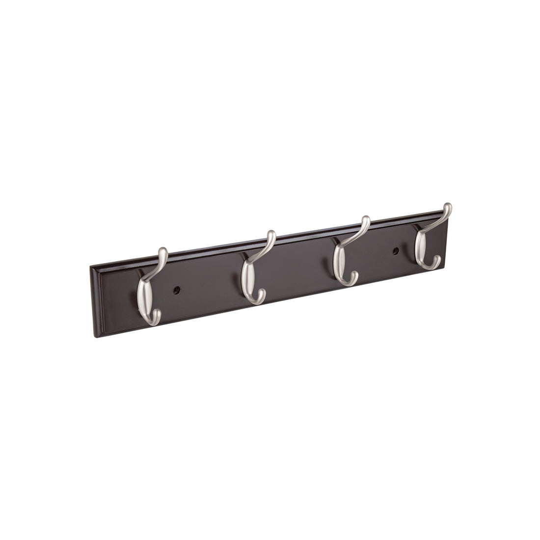 Perchero para pared con 4 ganchos, 10 cm, satinados, HERMEX