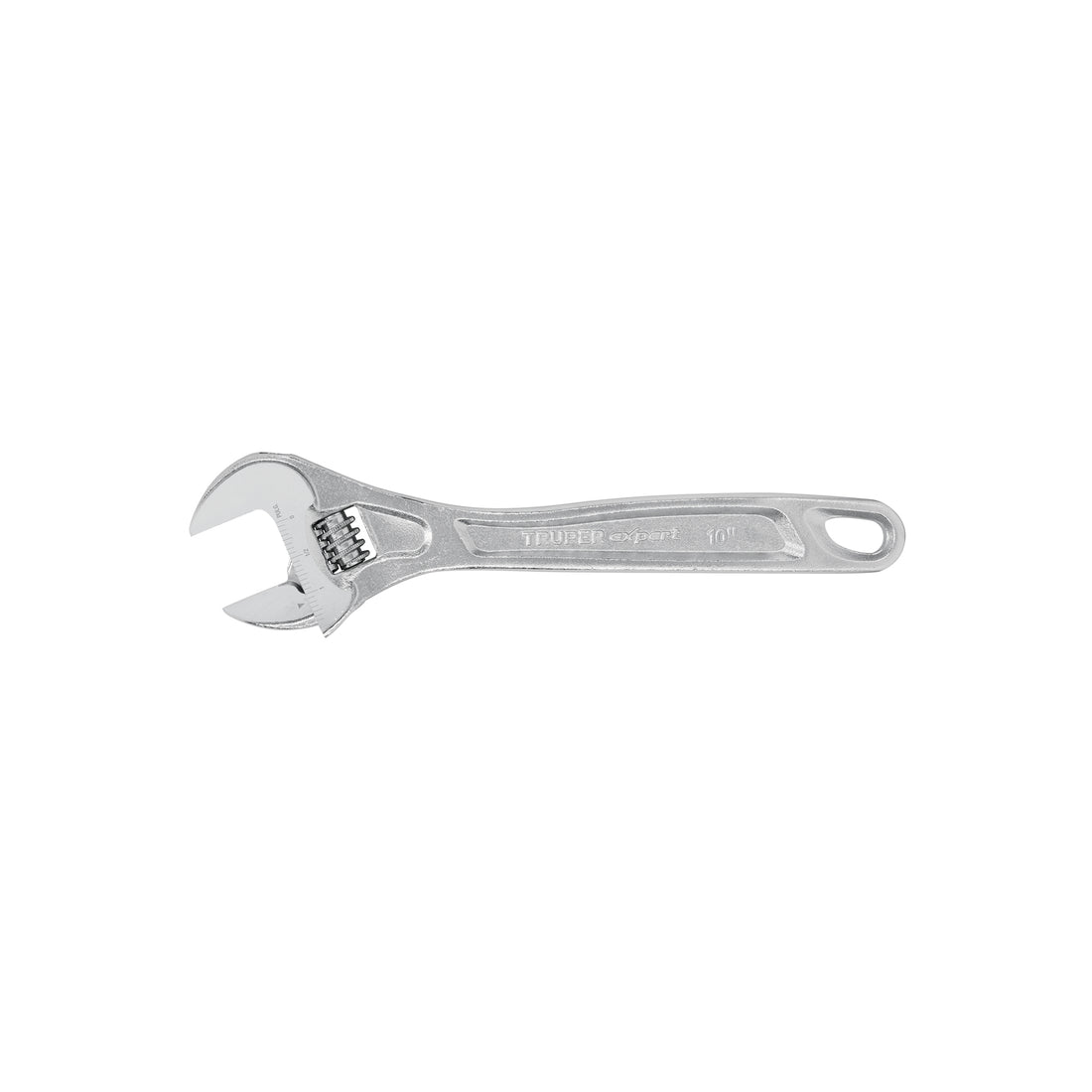 Llave ajustable (perico) 10" profesional cromada, EXPERT