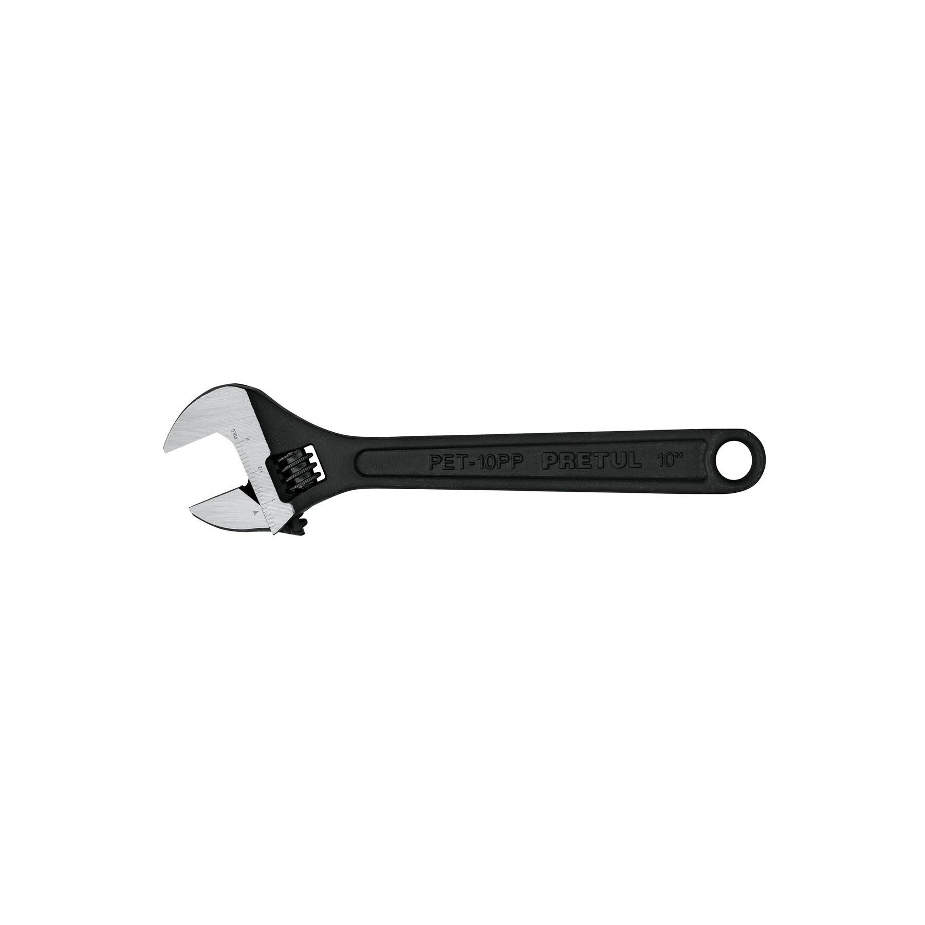 Llave ajustable (perico) 10" pavonada, PRETUL