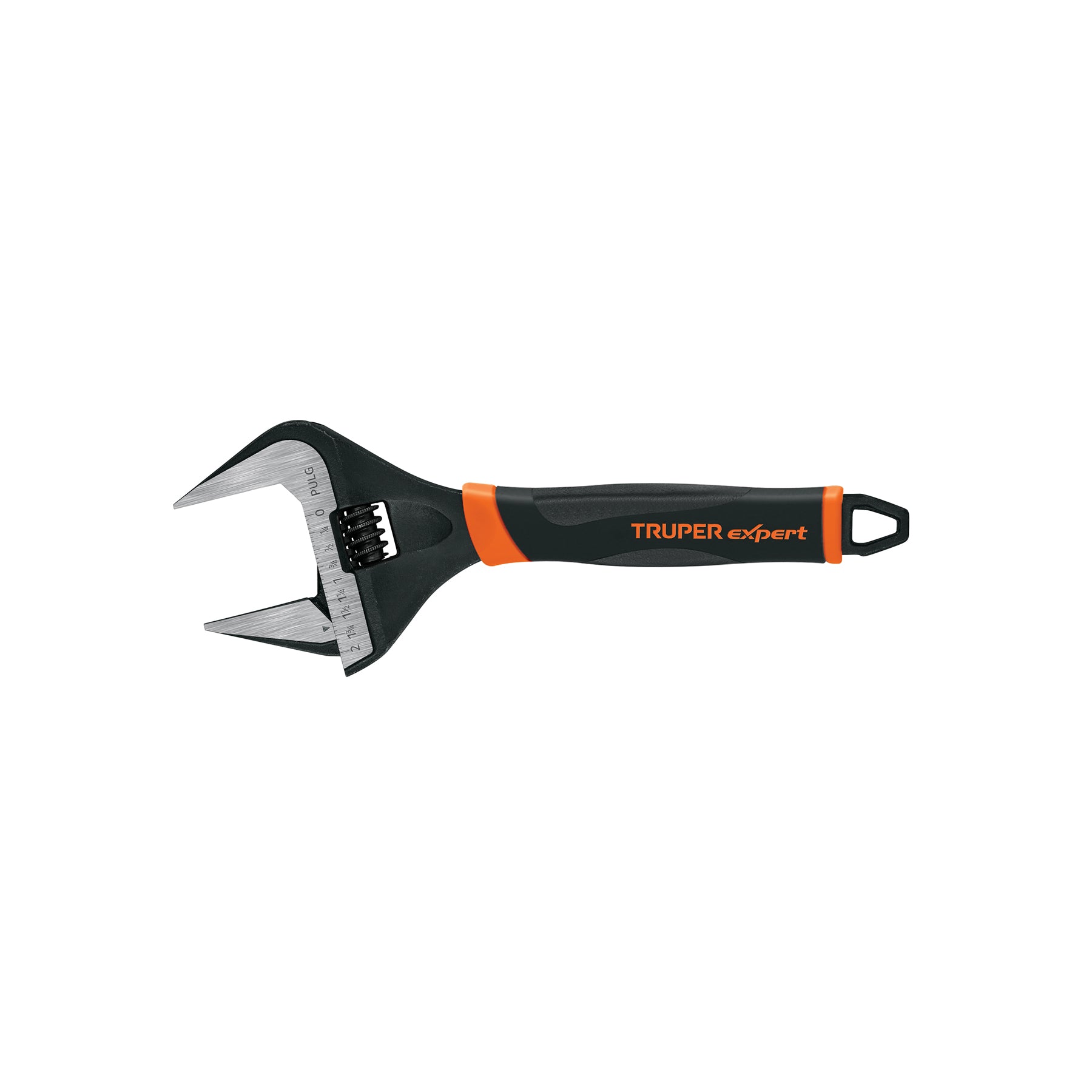 Llave ajustable (perico) 10" boca ancha Comfort Grip, EXPERT