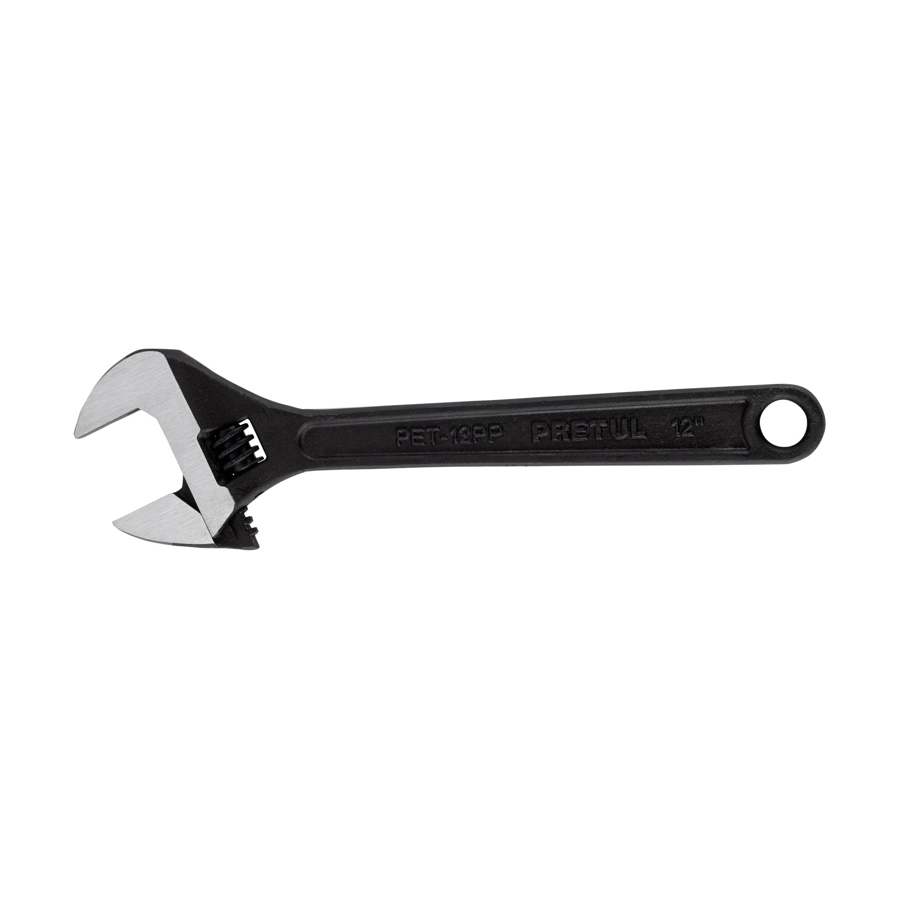 Llave ajustable (perico) 12" pavonada, PRETUL