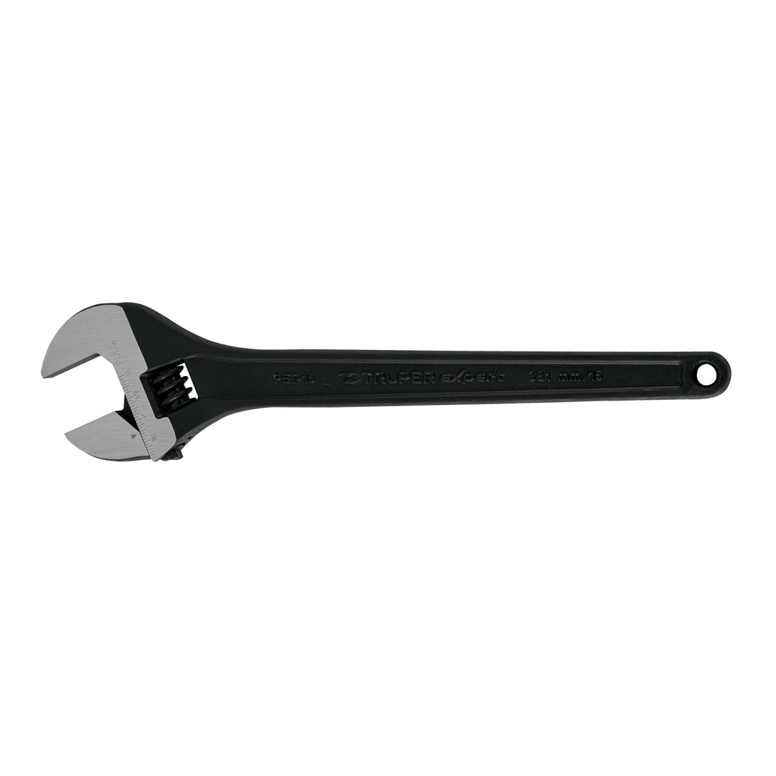 Llave ajustable (perico) 15" profesional pavonada, EXPERT