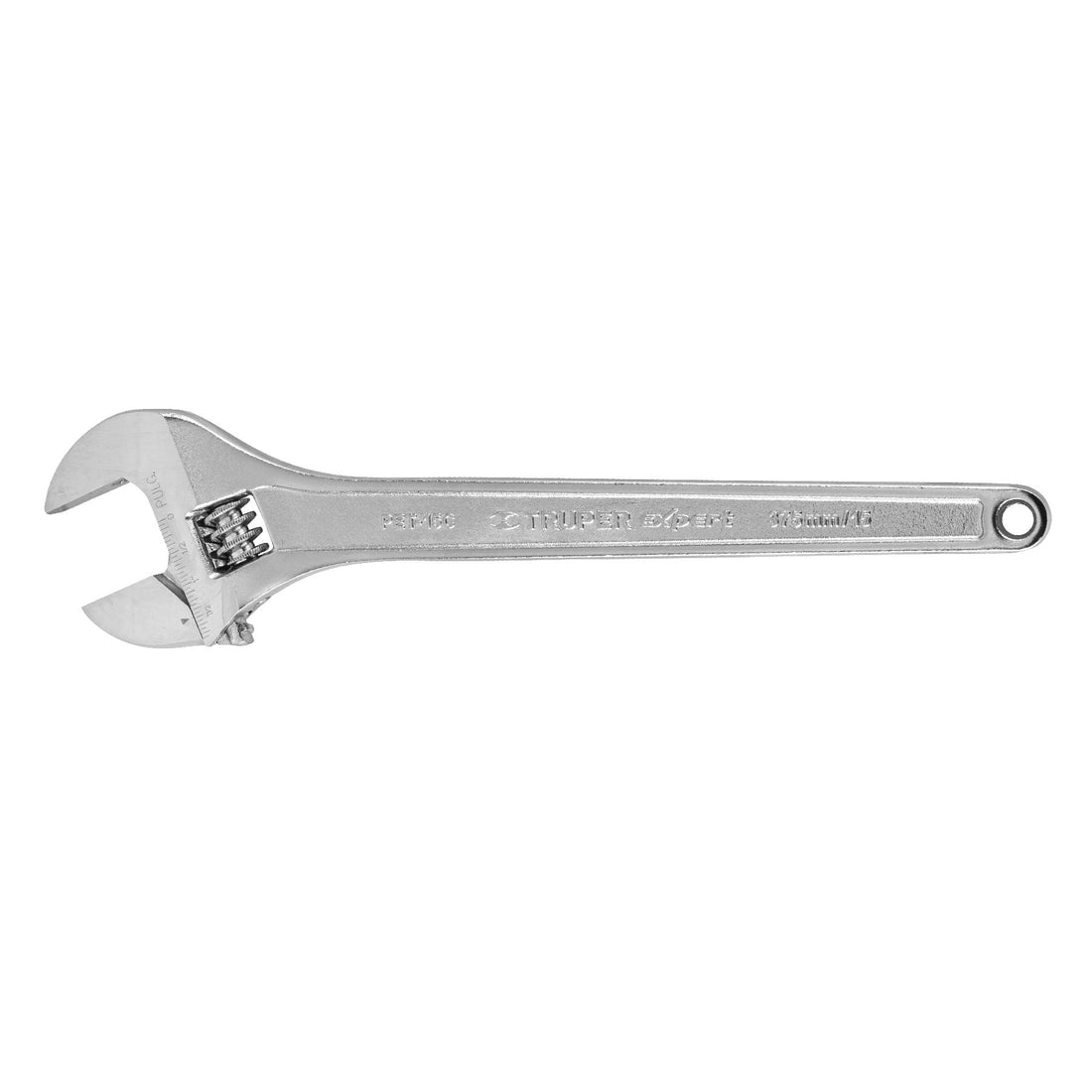 Llave ajustable (perico) 15" profesional cromada, EXPERT