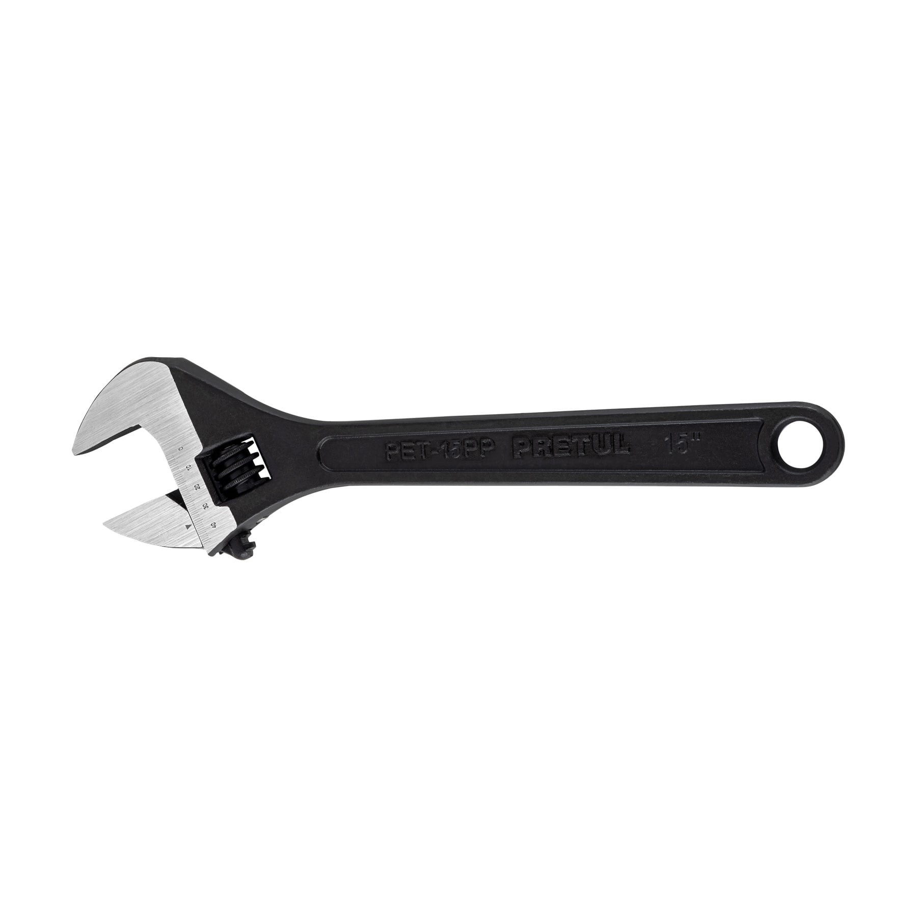 Llave ajustable (perico) 15" pavonada, PRETUL