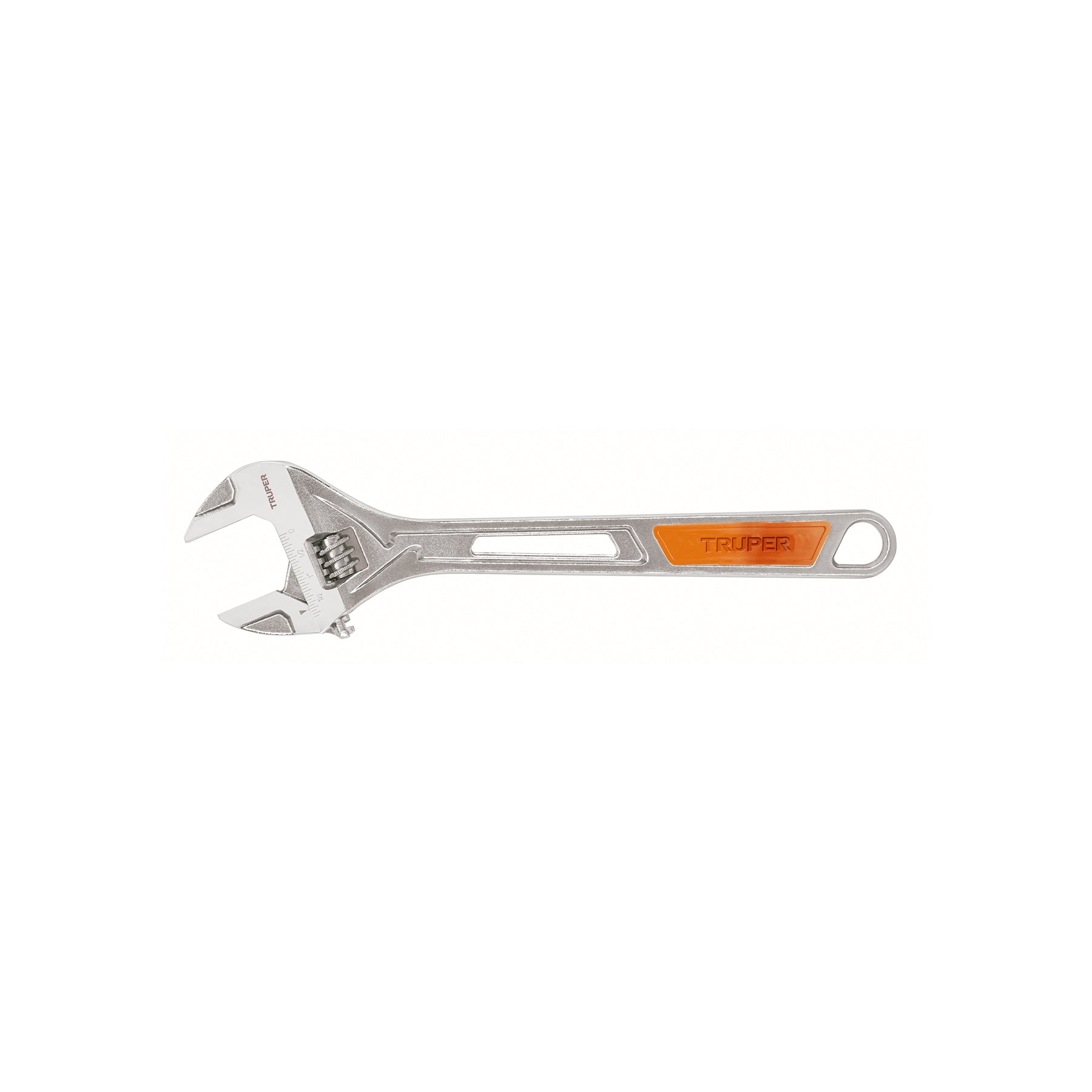 Llave ajustable (perico) 15" cromada, TRUPER