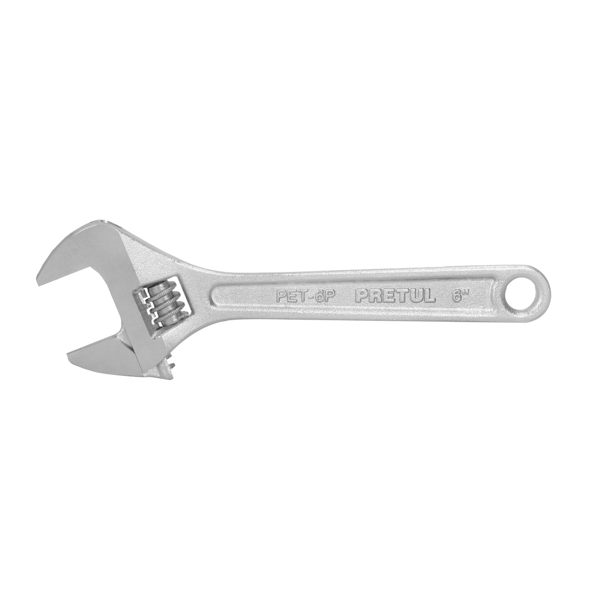 Llave ajustable (perico) 6" cromada, PRETUL