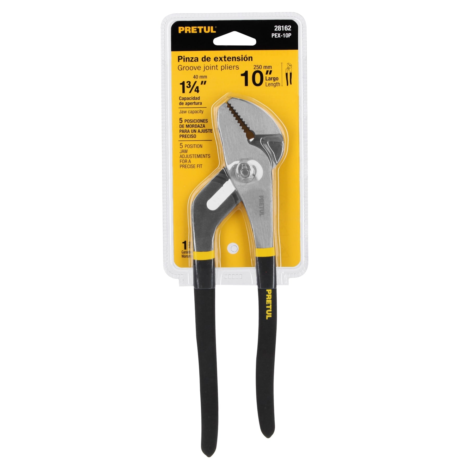 Pinza de extensión 10" mango de PVC, PRETUL