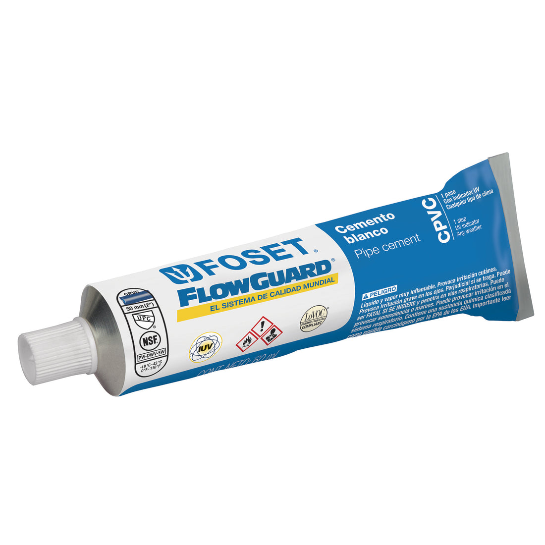 Pegamento blanco Flowguard para CPVC, tubo 59 ml