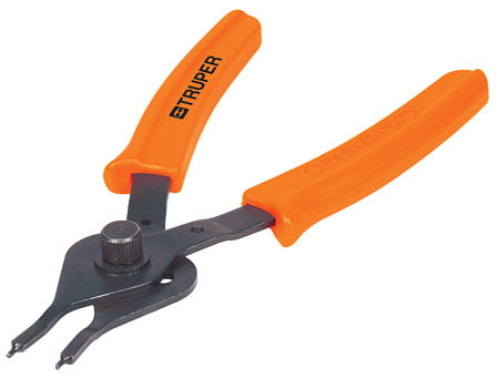 Pinza para anillos de retención, punta recta